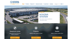 Desktop Screenshot of kovona.cz